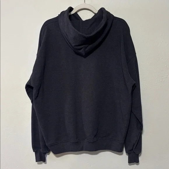 Gymshark Men's Charcoal Black Logo Hoodie - Picture 4 of 4